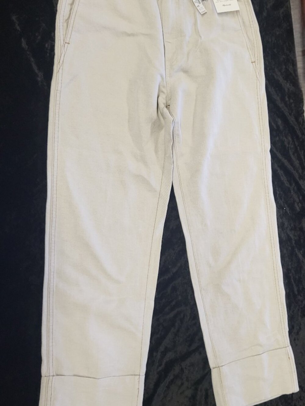 Madewell The Dean Easy Straight Pant NWT